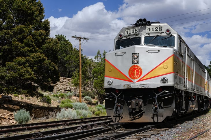 The Grand Canyon Railway.