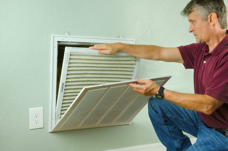 Changing air conditioning fliter