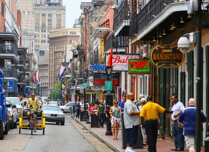 New Orleans street scene
