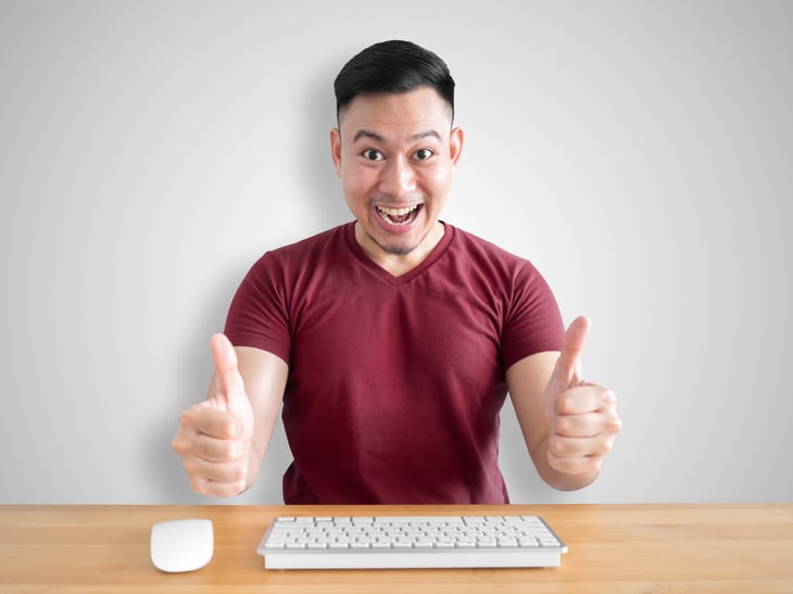 Man w Computer