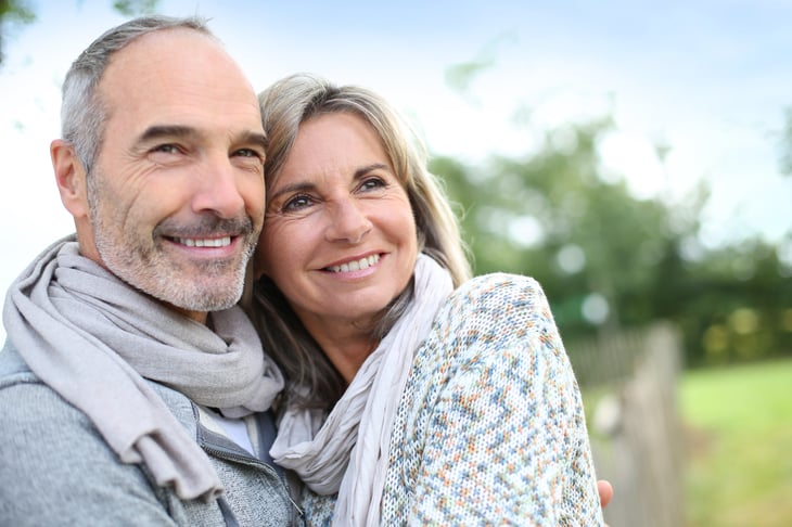 Retired couple