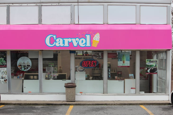 Carvel Ice Cream Parlor Store
