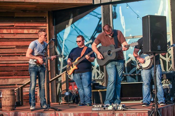 Blue grass musicians in Tennessee