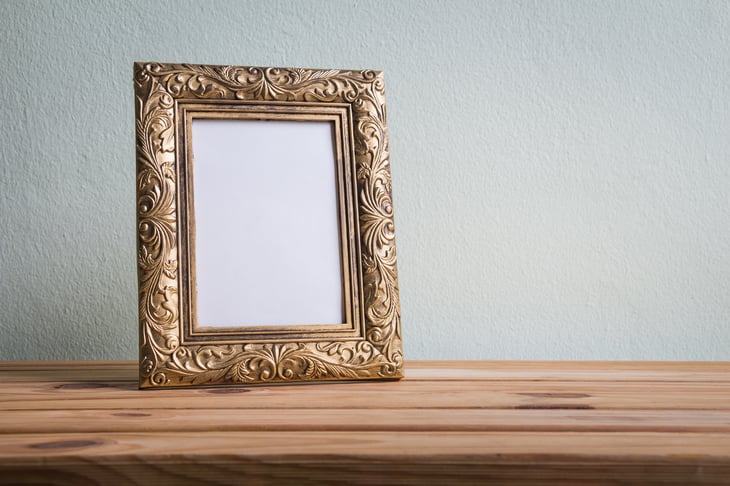 Vintage photo frame