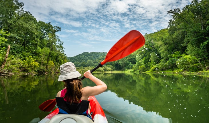 Kayaking in Arkansas