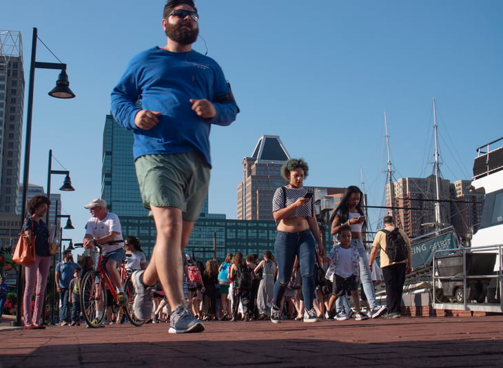 Runners in Maryland