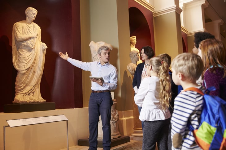 museum tour guide