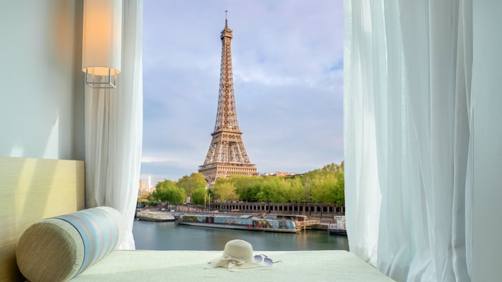 The Eiffel Tower in Paris, France