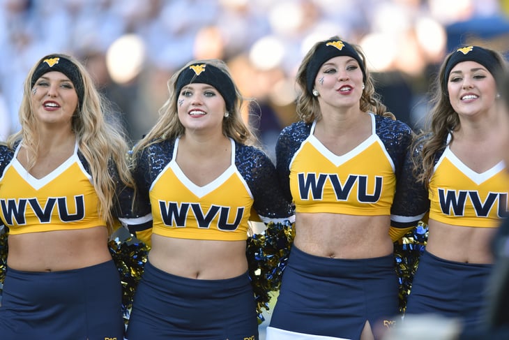 West Virginia University dance line