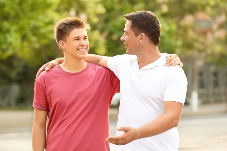 Father and son