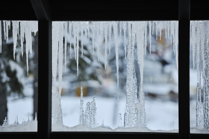 Icy windows