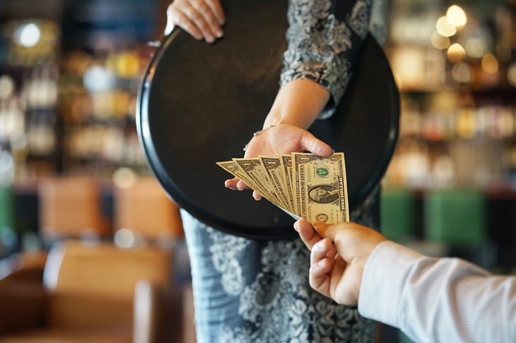 Holiday tipping