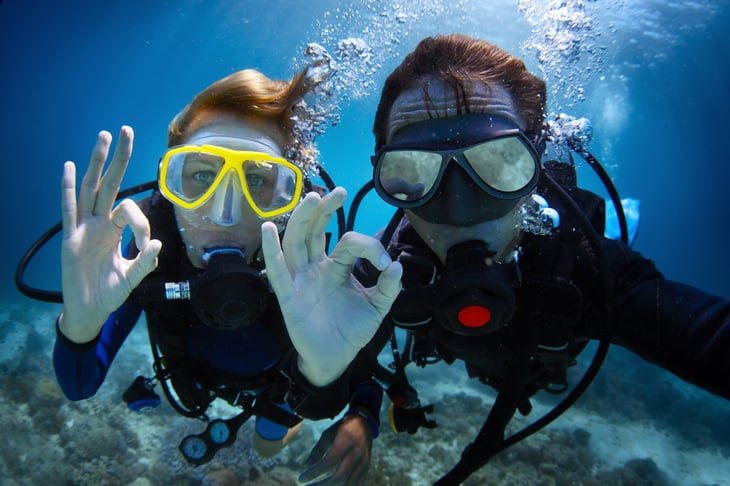 Scuba diving