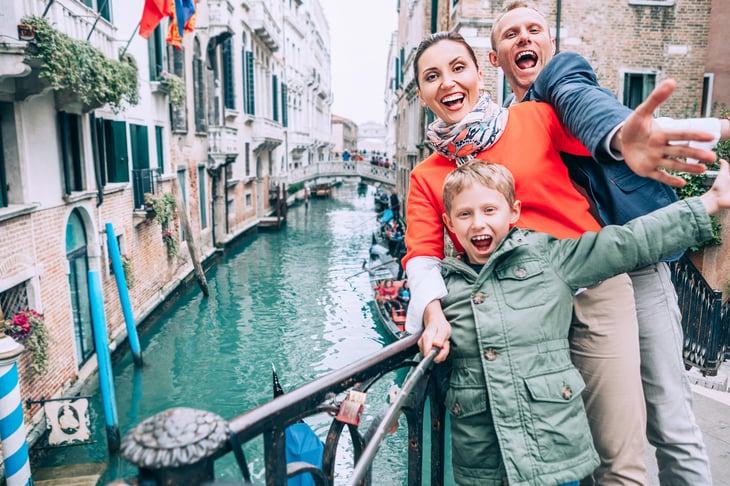 Family in Venice