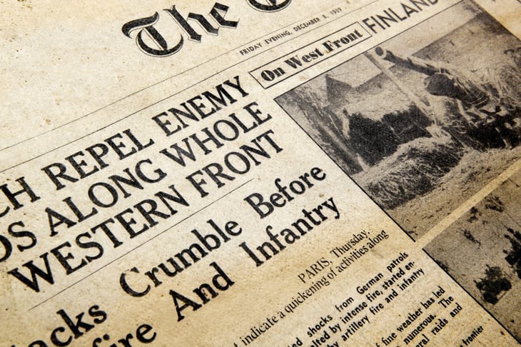 Old newspaper