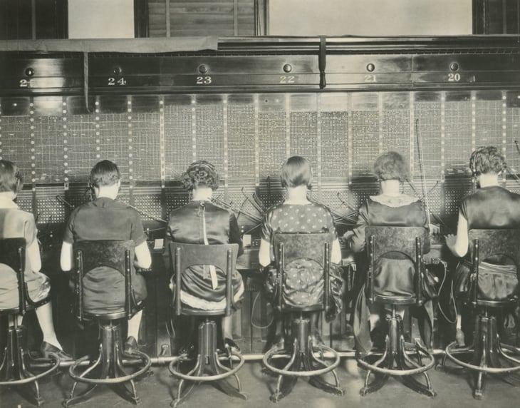 Telephone switchboard operators