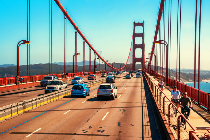 Golden Gate Bridge in San Francisco