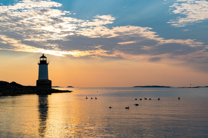 Lighthouse in Massachusetts