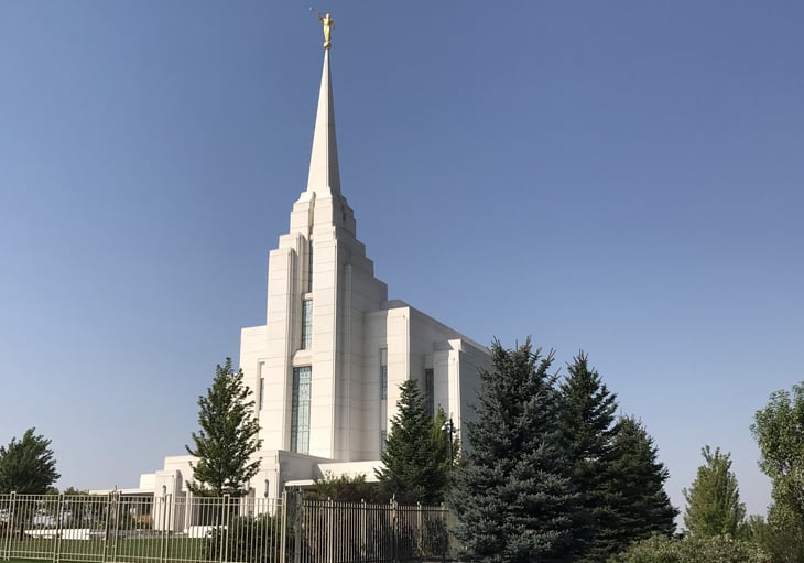 Mormon Temple in Rexburg Idaho