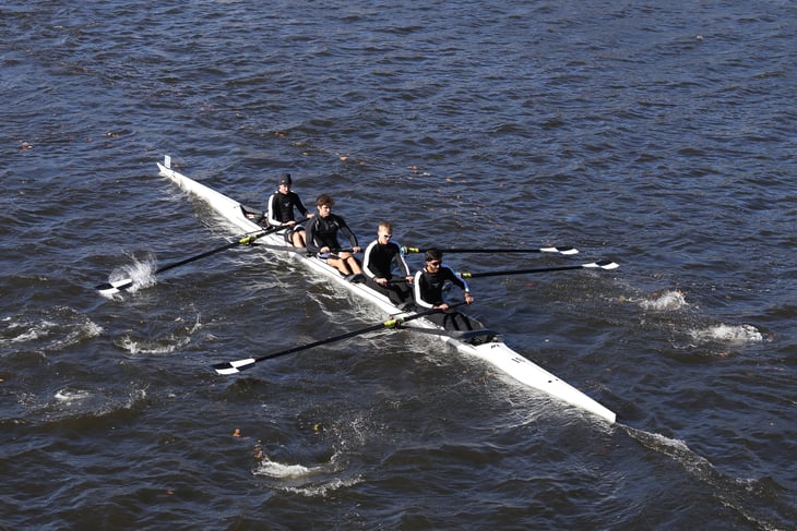 Bowdoin College rowers