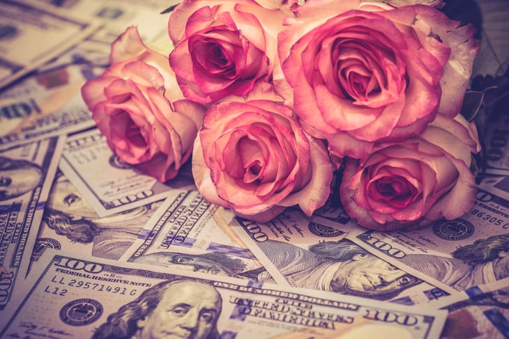 Roses and money