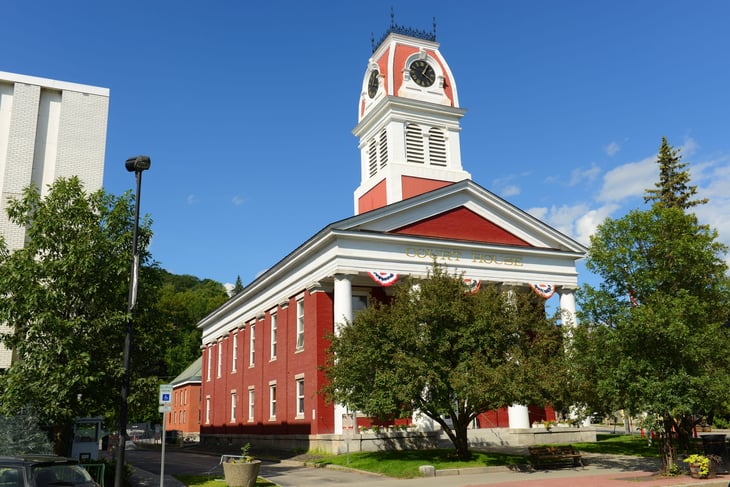 Washington County courthouse in Montpelier, Vermont