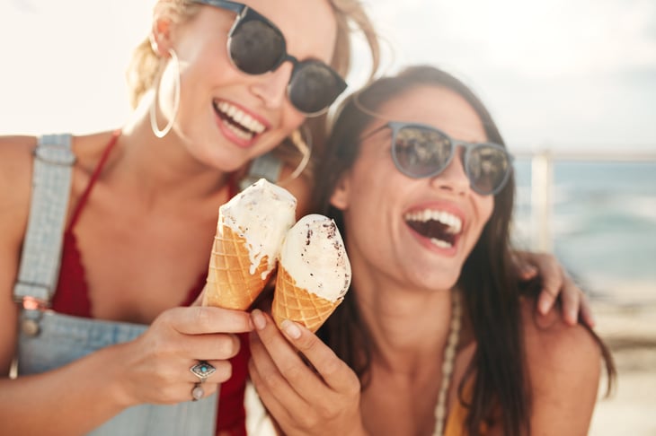 Summer ice cream