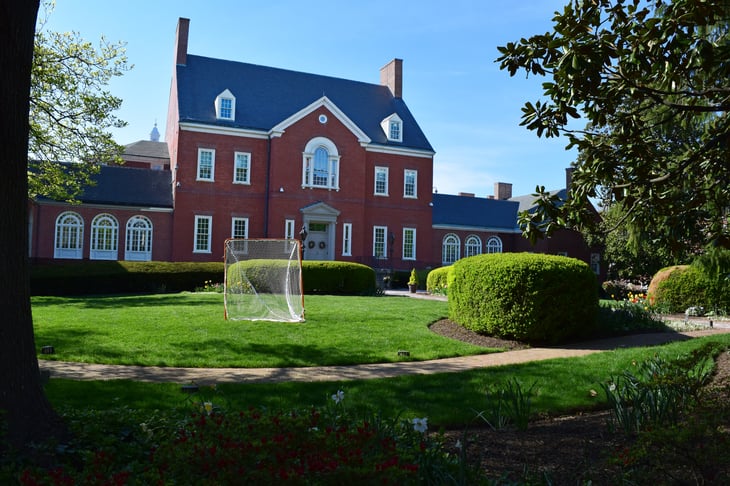The Maryland governor's mansion