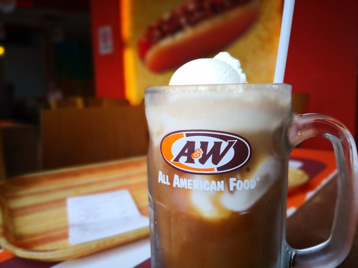 A&W Root Beer float