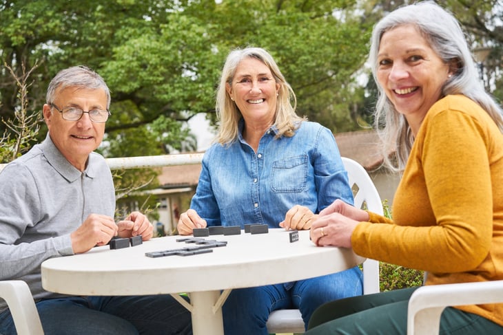 Happy retirees