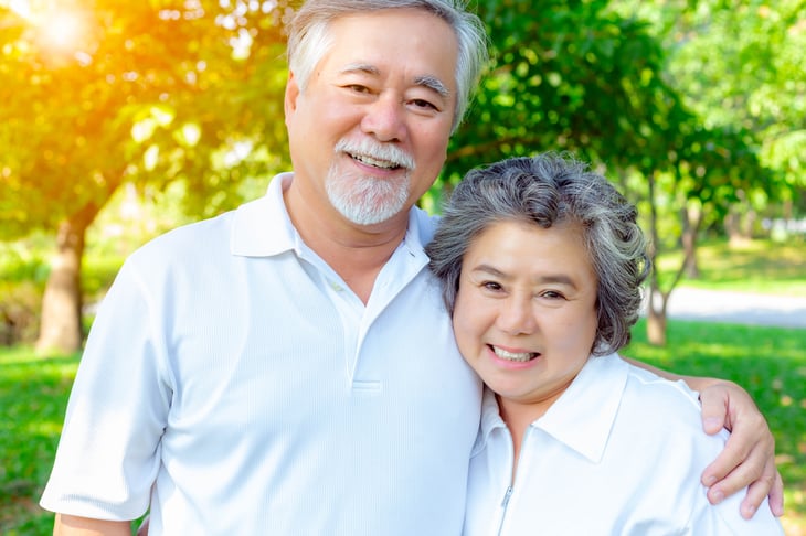 Retired couple