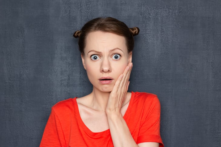 Surprised woman