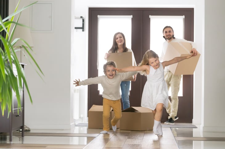 Family Moving In