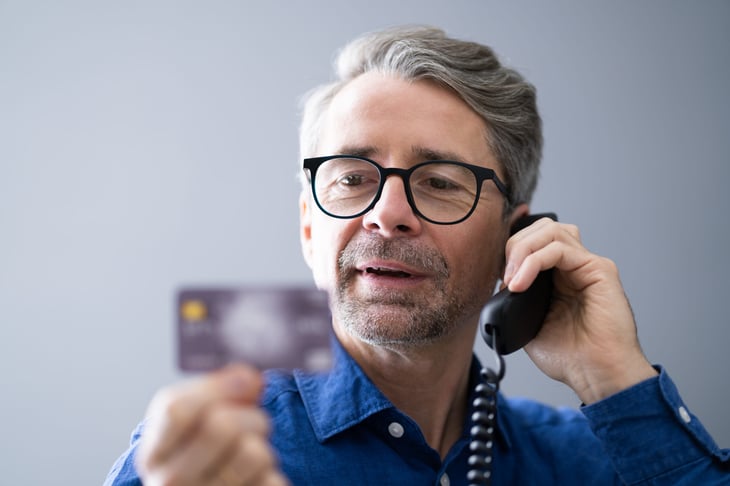 Senior getting scammed