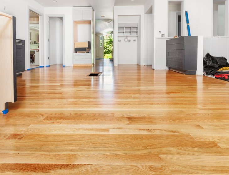 Clean hardwood floors