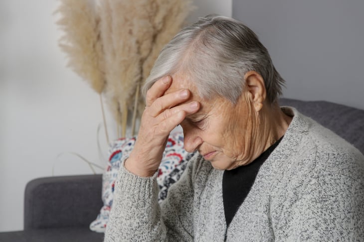 Upset senior