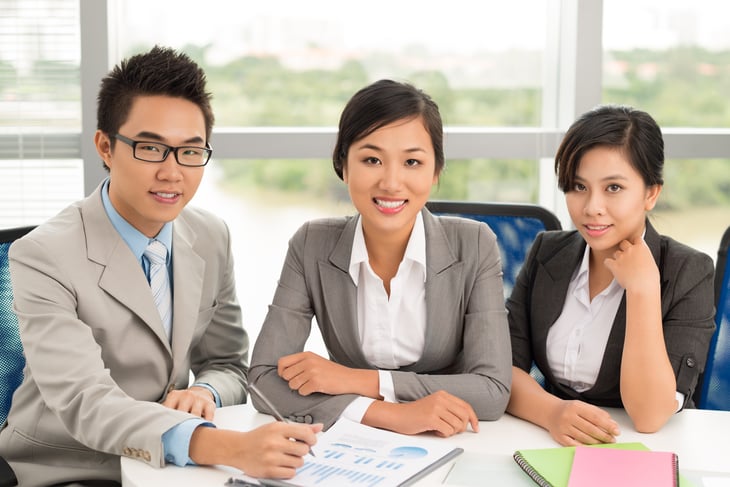 Office workers