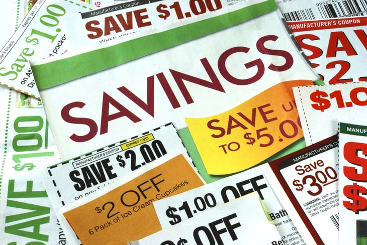 A collection of coupons