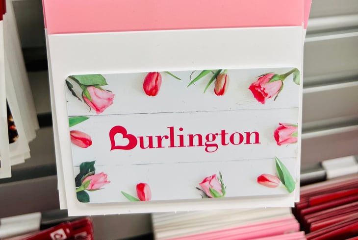 Burlington gift card