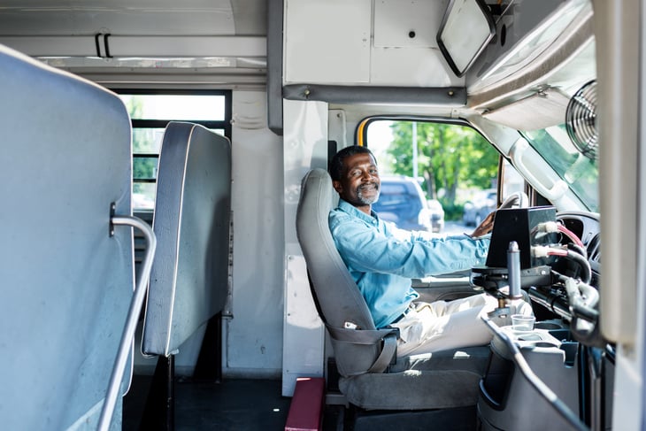 bus driver whose job was affected by the coronavirus crisis