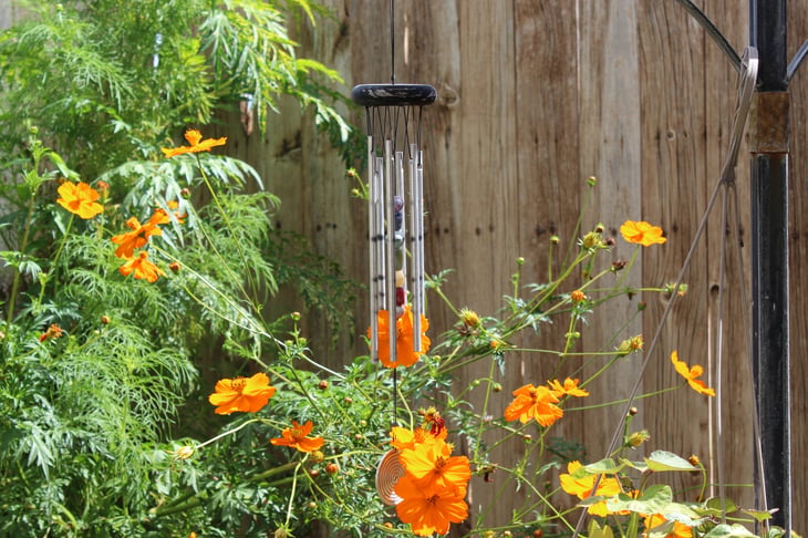 backyard windchime