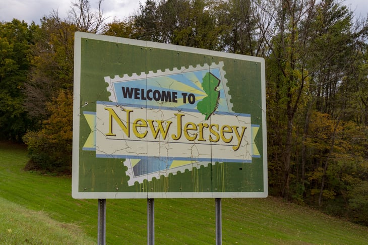 New Jersey sign