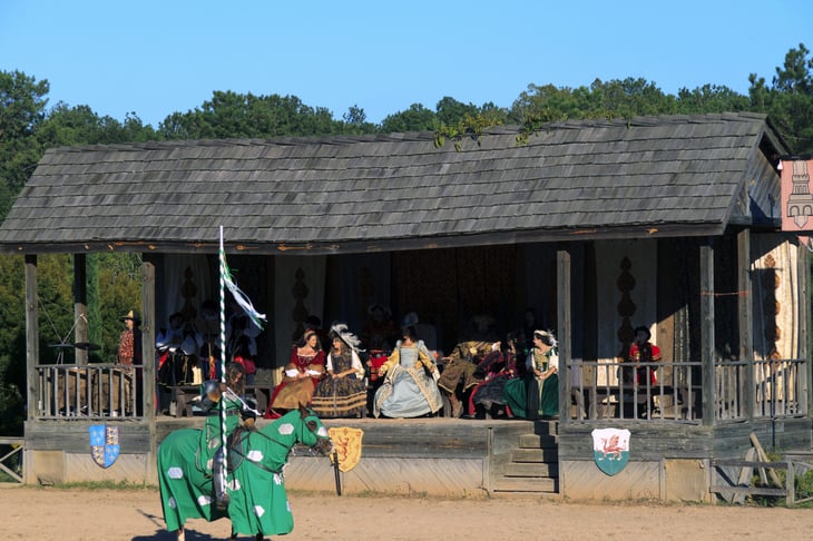 A Renaissance festival in Mission, Texas