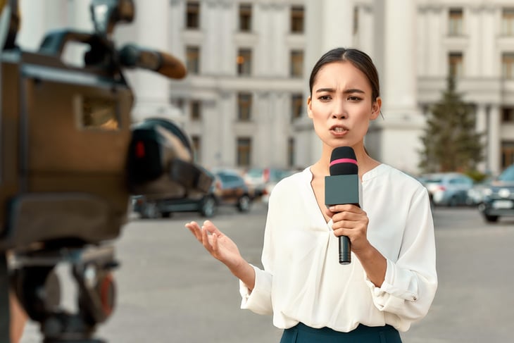 Young reporter