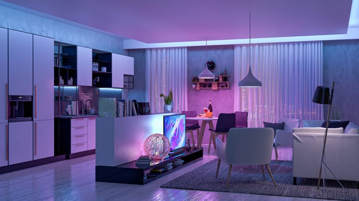 Smart home LED lights