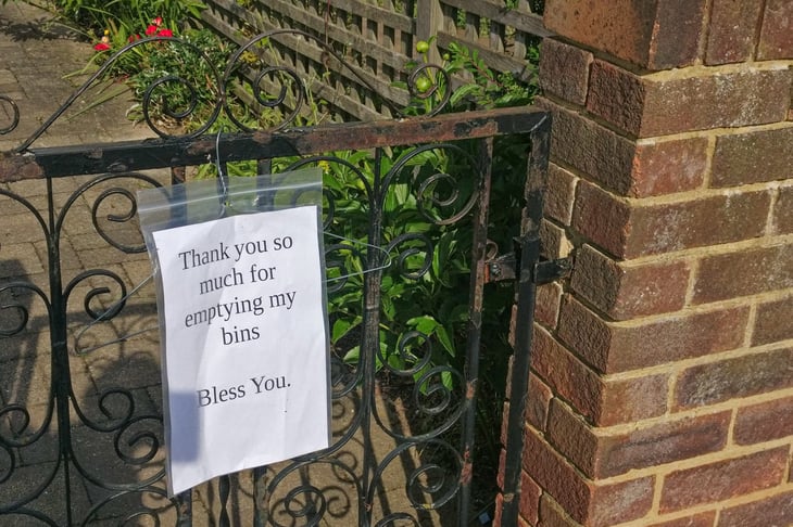 Thank you note for essential workers during the coronavirus pandemic