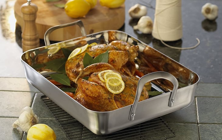 Calphalon roasting pan with rack