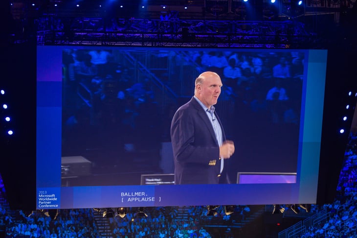 Steve Ballmer of Microsoft