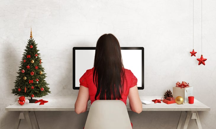 Holiday remote worker