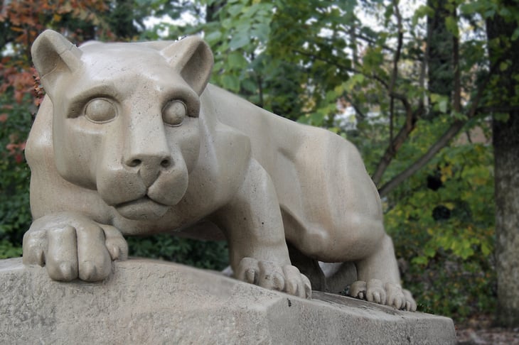 Penn State Nittany Lion State College Pennsylvania